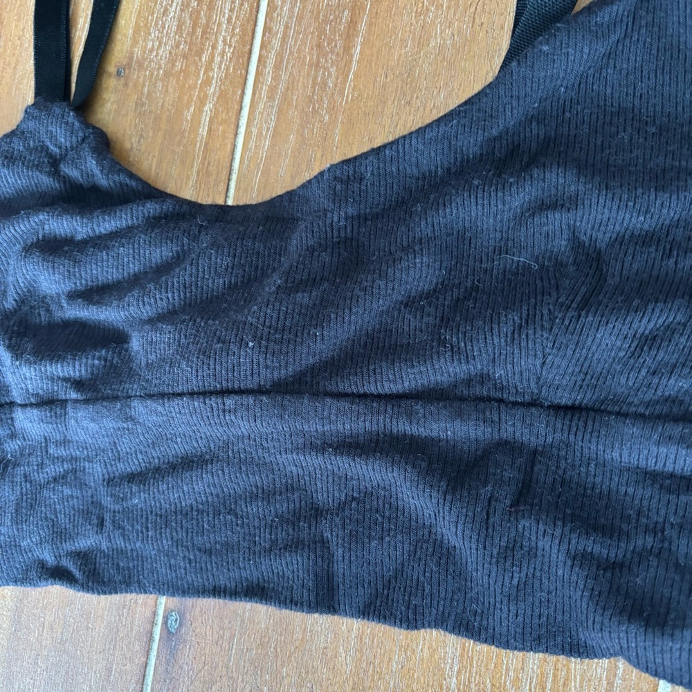 Athleta Ribbed Lounge Bra Small - Picture 2 of 4